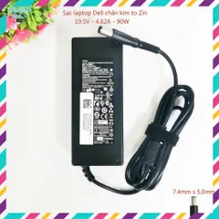 🔝 Sac laptop Dell Zin 19.5V - 4.62A - 90W chân kim to, adapter laptop dell