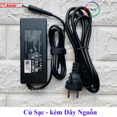[Chân To] Sạc Laptop Dell 19.5V  4.62A  90W đường kính đầu sạc 7.4mm ký hiệu Φ7.4x5.0mm chân kim To Zin PHỤ KIỆN LAPTOP