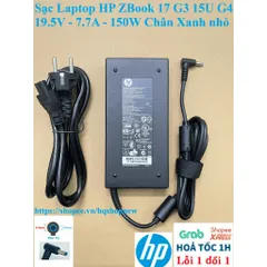 Sạc Laptop HP ZBook 17 G3 15U G4 19.5V - 7.7A - 150W Chân Xanh nhỏ PHỤ KIỆN LAPTOP