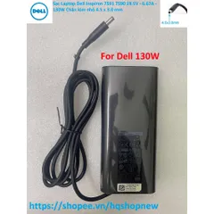 [Sạc zin] Sạc Laptop Dell Inspiron 7591 7590 19.5V - 6.67A - 130W Chân kim nhỏ 4.5 x 3.0 mm PHỤ KIỆN LAPTOP