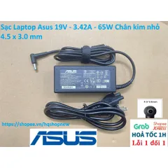 Sạc Laptop Asus 19V - 3.42A - 65W Chân kim nhỏ 4.5 x 3.0 mm PHỤ KIỆN LAPTOP