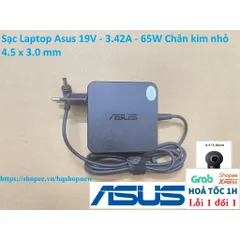 Sạc Laptop Asus 19V - 3.42A - 65W Chân kim nhỏ 4.5 x 3.0 mm PHỤ KIỆN LAPTOP