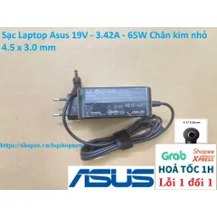 Sạc Laptop Asus 19V - 3.42A - 65W Chân kim nhỏ 4.5 x 3.0 mm PHỤ KIỆN LAPTOP