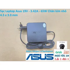 Sạc Laptop Asus 19V - 3.42A - 65W Chân kim nhỏ 4.5 x 3.0 mm PHỤ KIỆN LAPTOP