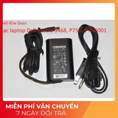 [Sạc zin] Sạc laptop Dell Vostro 5468 P75G P75G001 19.5V - 2.31A - 3.34A - 45W - 65W Chân kim nhỏ 4.5 x 3.0 mm PHỤ KIỆN