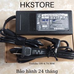 Sạc laptop Toshiba 19V-4.7A 90W Chính Hãng - Tương Thích Dòng L640, L655, C650, C640, A200, A205, R700, A300, P750, Bảo Hành 24 Tháng