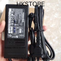 Sạc laptop Toshiba 19V-4.7A 90W Chính Hãng - Tương Thích Dòng L640, L655, C650, C640, A200, A205, R700, A300, P750, Bảo Hành 24 Tháng