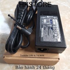 Sạc laptop Toshiba 19V-4.7A 90W Chính Hãng - Tương Thích Dòng L640, L655, C650, C640, A200, A205, R700, A300, P750, Bảo Hành 24 Tháng