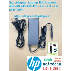 [Sạc zin] Sạc Adapter Laptop HP Probook 430 440 445 450 470 - G0 - G1 - G2 65W 90W PHỤ KIỆN LAPTOP