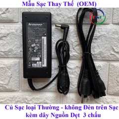 🔝 Sạc Laptop Lenovo 19V - 4.74A - 90W ( Adapter Lenovo 19V - 4.74A ) kèm dây nguồn