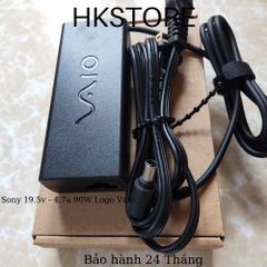 Sạc Laptop Chính Hãng Sony 19.5V - 3.9A 75W Logo Vaio, Bảo Hành 24 Tháng, Tương Thích CR CS NR NS NW SR EA