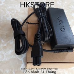 Sạc Laptop Chính Hãng Sony 19.5V - 3.9A 75W Logo Vaio, Bảo Hành 24 Tháng, Tương Thích CR CS NR NS NW SR EA