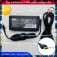 Sạc Laptop Lenovo 20V 8.5A 170W chân vuông USB Slim PHỤ KIỆN LAPTOP