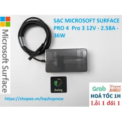 [Sạc zin] SẠC MICROSOFT SURFACE PRO 4  Pro 3 12V - 2.58A - 36W PHỤ KIỆN LAPTOP