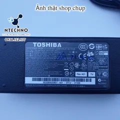 🔝 Sạc Laptop Toshiba 15V - 5A -75W Đầu sạc 6.3mmx3.0mm [pt]Tặng kèm dây nguồn (Adapter Toshiba 15V 5A)Bảo hành 12 tháng