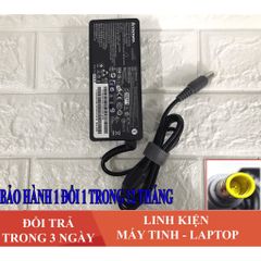 Sạc Laptop Lenovo 20V - 4.5A chân kim cho T400 T410 T420 T430 - Bảo hành 12 tháng, chất lượng đảm bảo