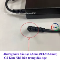 [Chân Nhỏ] Thay cho Sạc Laptop ASUS 19.5V 7.7A - 150W Chân 4.5x3.0mm -Có Kim Nhỏ trong đầu sạc chân - đường kính 4.5mm P