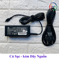 Sạc Laptop HP Type C 20V - 3.25A - 65W chân C USB C sạc Linh Kiện Mới bảo hành 12 tháng PHỤ KIỆN LAPTOP