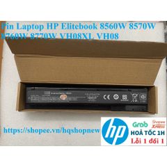 Pin Laptop HP Elitebook 8560W 8570W 8760W 8770W VH08XL VH08 - Pin 8 Cell Chính Hãng, Khôi Phục Năng Lượng Tối Ưu