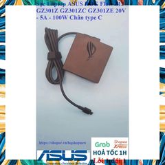 Sạc Laptop ASUS ROG Flow Z13 GZ301Z GZ301ZC GZ301ZE 20V 5A 100W - Phụ Kiện Chính Hãng USB Type-C An Toàn và Hiệu Quả