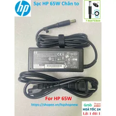 Sạc Laptop HP Chân to / Nhỏ 18.5V - 3.5A / 19V - 4.74A / 19.5V - 3.33A / 19.5V - 2.31A - Sạc máy tính Hp 45W / 65W / 90W