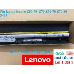 Pin Laptop Lenovo Z50-70 Z70-70 Z70-80 S435 - Pin Chính Hãng 4 Cell Mới 100% - Bảo Hành Đổi Mới 100%