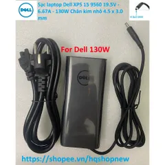 [Sạc zin] Sạc laptop Dell XPS 15 9560 19.5V - 6.67A - 130W Chân kim nhỏ 4.5 x 3.0 mm PHỤ KIỆN LAPTOP