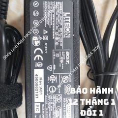 Sạc Laptop Acer Mini 19V-1.58A 36W - Dùng cho Acer One 10.1, 8.9, D257-1437, D257-1806 - Bảo Hành 12 Tháng, Tặng Dây Nguồn