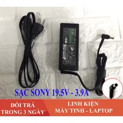 🔝 Sạc Laptop Sony 19.5V - 3.9A ( Apdapter Sony 19.5V - 3.9A )