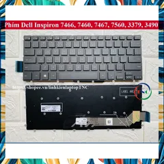 Bàn Phím Laptop Dell Inspiron 7466 7460 7467 7560 3379 3490 Zin có Led / Không Led - phím trong máy PHỤ KIỆN LAPTOP