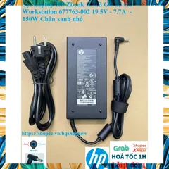 Sạc Laptop HP Zbook 15 G3 G4 G5 G6  Workstation 677763-002 19.5V - 7.7A  - 150W Chân xanh nhỏ PHỤ KIỆN LAPTOP