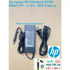 [Sạc zin] Sạc Laptop HP EliteBook 8570P 8560P 19V - 4.74A - 90W Chân to PHỤ KIỆN LAPTOP