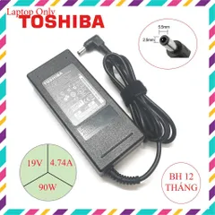 🔝 Sạc Laptop Toshiba Zin 19V - 4.74A - 90W chân thường Adapter laptop Toshiba loại tốt