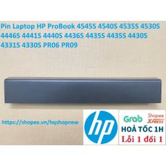 Pin Laptop HP ProBook 4545S 4540S 4535S 4530S 4446S 4441S 4440S 4436S 4435S PR06 PR09 - Pin Mới Chính Hãng 6 Cell, Màu Đen