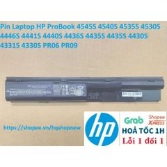 Pin Laptop HP ProBook 4545S 4540S 4535S 4530S 4446S 4441S 4440S 4436S 4435S PR06 PR09 - Pin Mới Chính Hãng 6 Cell, Màu Đen