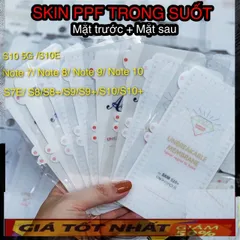 🔆 Miếng dán PPF tự phục hồi chống trầy xước Ss mặt trước sau Note 9 10 PLUS 🔆 PHỤ KIỆN SỐ