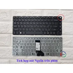 Bàn Phím Laptop Acer Aspire E5-473 E5-474 E5-475 E5-422 E5-432 E5-452 E5-491 CÓ NÚT NGUỒN - NHẬP KHẨU PHỤ KIỆN LAPTOP