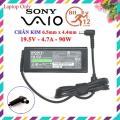 🔝 Sạc Laptop Sony Zin chính hãng 19.5V - 4.7A - 90W (Adapter Sony 19.5V  4.7A)