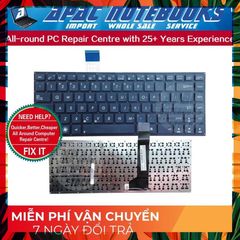 Bàn phím Laptop Asus S46C S46CA S46CB S46CM - Phụ Kiện Chính Hãng, Chất Lượng Cao, Gõ Nhạy, Đảm Bảo Khớp Máy