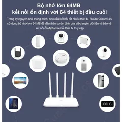 🔆 Bộ Phát Wifi Mi Mi Router Gen 4A Dual kênh 2.4G & 5G băng thông 1200Mbps  BH 12 tháng (Chính Hãng ) -  Có Kèm Theo Hd