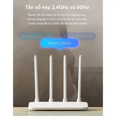 🔆 Bộ Phát Wifi Mi Mi Router Gen 4A Dual kênh 2.4G & 5G băng thông 1200Mbps  BH 12 tháng (Chính Hãng ) -  Có Kèm Theo Hd