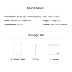 🔆 Bảng Vẽ Điện Tử Mijia Lcd 10 Inch 13.5 Inch - 20 inch 🔆 PHỤ KIỆN SỐ