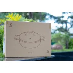 Nồi lẩu Mijia 4L chống dính inox 430 cho bếp điện từ, nấu canh, lẩu phong cách hiện đại, phụ kiện nhà bếp tiện dụng