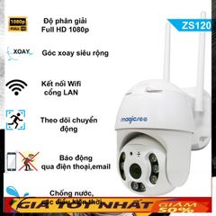 Camera Giám Sát Ngoài Trời Magicsee ZS310 - 2K, Không Dây WiFi, Chống Nước IP68, Tặng Thẻ Nhớ 32GB, Đàm Thoại 2 Chiều
