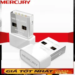 USB Mini MERCURY WiFi Receiver 150Mbps - Thiết bị kết nối không dây cho máy tính bàn PC - Phụ kiện mạng tiện dụng