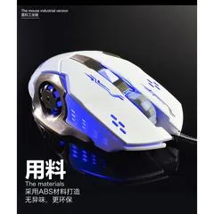 🔆 Chuột Gaming văn phòng hãng OYE X700 Led 2400Dpi Cao Cấp 7D [ ĐEN / TRẮNG ] Phần Mềm Macro Chuyên Game 🔆 PHỤ KIỆN SỐ