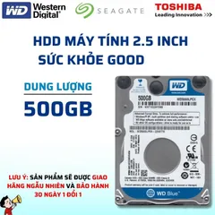🔆 Nâng Cấp Dung Lượng Lưu Trữ với Ổ Cứng HDD Cũ 320Gb 500Gb 1TB - Chuẩn 2.5 Inch, Đa Dạng Các Dung Lượng sức khỏe GOOD