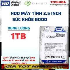 🔆 Ổ cứng HDD 320Gb 500Gb 1TB SATA chuẩn kích thước 2.5 inch - HDD Laptop, Hdd box Usb cắm ngoài, Pc - Cũ Tháo máy sức k