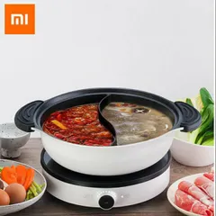 Nồi Lẩu 2 Ngăn 2 Vị Mi Mijia 4L - Chất Liệu Hợp Kim Nhôm, Thép Inox 430 Chống Dính, Dùng Cho Bếp Từ, Thích Hợp Cho Gia Đình