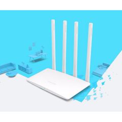 Bộ Phát Wifi MERCURY 4 Ăng-ten 300Mbps - Router Băng Thông Cao, Dễ Dàng Cài Đặt, Hỗ Trợ 64 Thiết Bị Kết Nối, Bảo Hành 12 Tháng